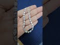 Mixed Shapes Diamonds Illusion Line necklace