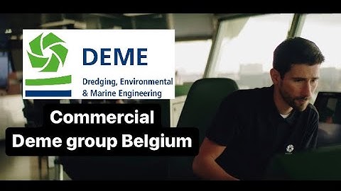 Role in an online film for Deme Group Belgium