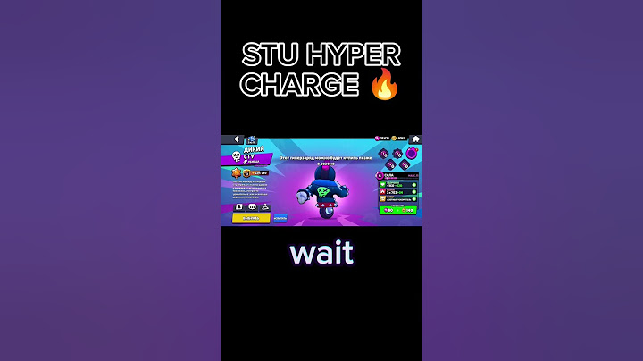 I GOT STU HYPERCHARGE 🔥 #brawlstars #hypercharge #recommended #games