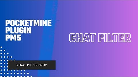 CHAT FILTER | PM 5 | FREE DOWNLOAD