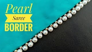 Hand made border// for saree// easy to make// border making// useful & easy