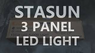 Stasun 3 Panel LED Wall Light