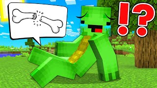 Mikey BROKE His LEG in Minecraft Challenge (Maizen Mizen Mazien JJ Mikey)