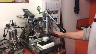 Quickmill Achille with piston pressure gauge kit