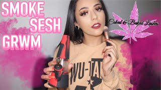 GRWM SMOKE SESH  | LIFE UPDATE *SMOKE WITH ME*