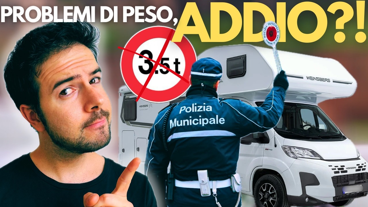 Patente B a 4,25t: SVOLTA EPOCALE per i camper