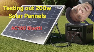 ⚡ Testing the Bluetti AC180 with 200W Solar Panels
