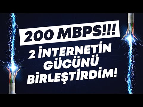 İKİSİ BİR ARADA! "2 Fiber İnternetin Gücünü Birleştirdim!" 200 MBPS