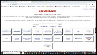 Let's Check Out epguides.com
