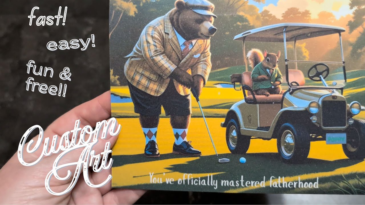 Custom artwork in minutes using Canva’s free AI generator