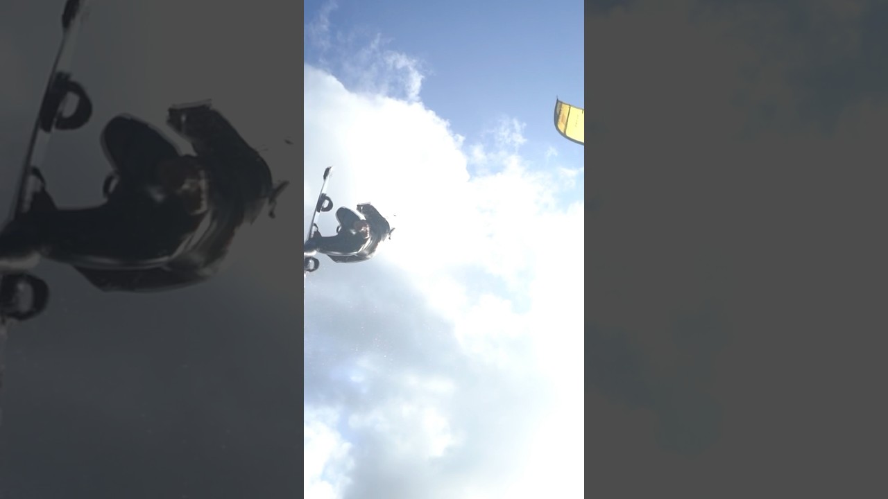 Crashing is apart of it I guess #kiteboarding #kitesurf #kitesurfing #free #crash #fail #kite #surf