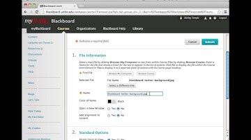 Blackboard - Re-link an attached file