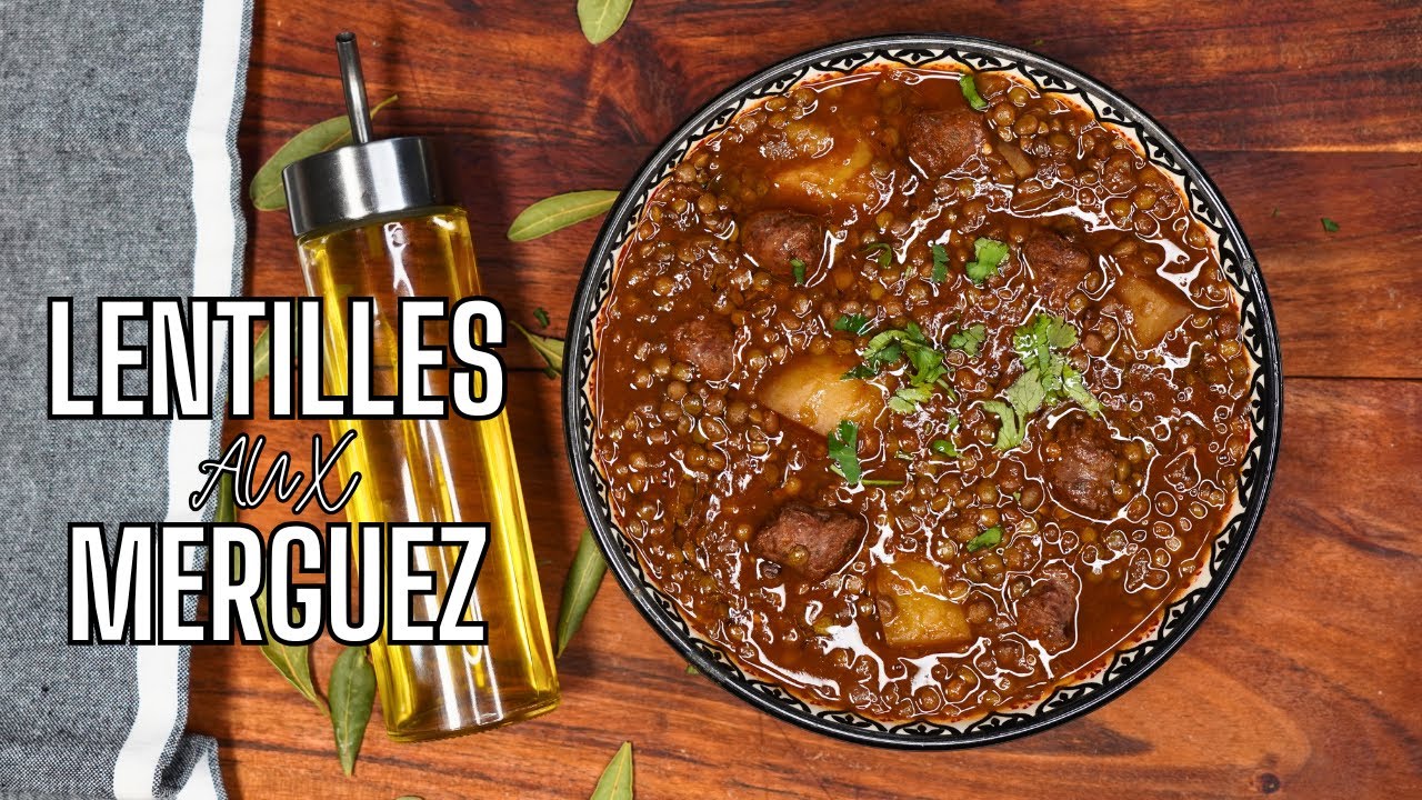 MERGUEZ en SAUCE aux LENTILLES -- LE PLAT HIVERNAL QUI RÉCHAUFFE LE CLIMAT