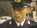 警視庁麻布警察署　警察学校卒業の新人警察官着任　90年代映像