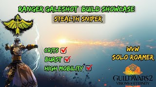 GW2 WvW True Sniper Ranger Galeshot! Solo Roaming [ Massive Burst ] [ Second Build Showcase ]