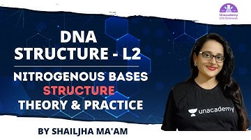 DNA structure - L2 | Nitrogenous Bases- Structure - Theory & Practice | CSIR Life Science | Shailjha