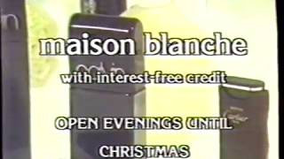 1983 Maison Blanche "Remember her this year with the gift of Fragrance" TV Commercial
