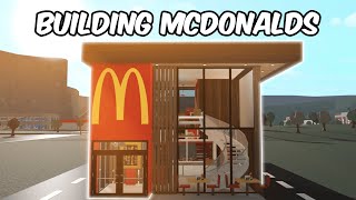 BUILDING MCDONALD'S IN BLOXBURG