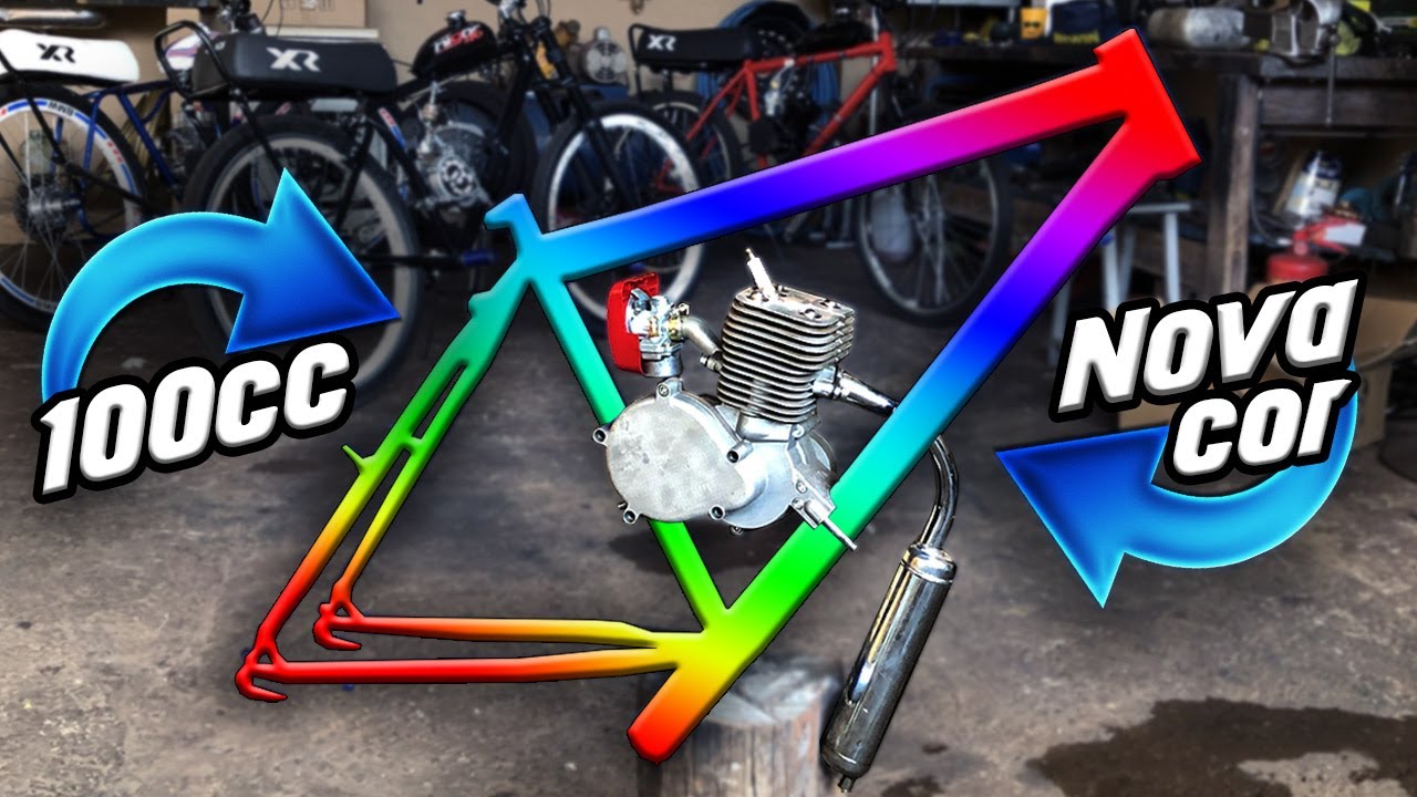 A NOVA COR DA MOTORIZADA 100CC *cor única* - HIGOR46 - YouTube