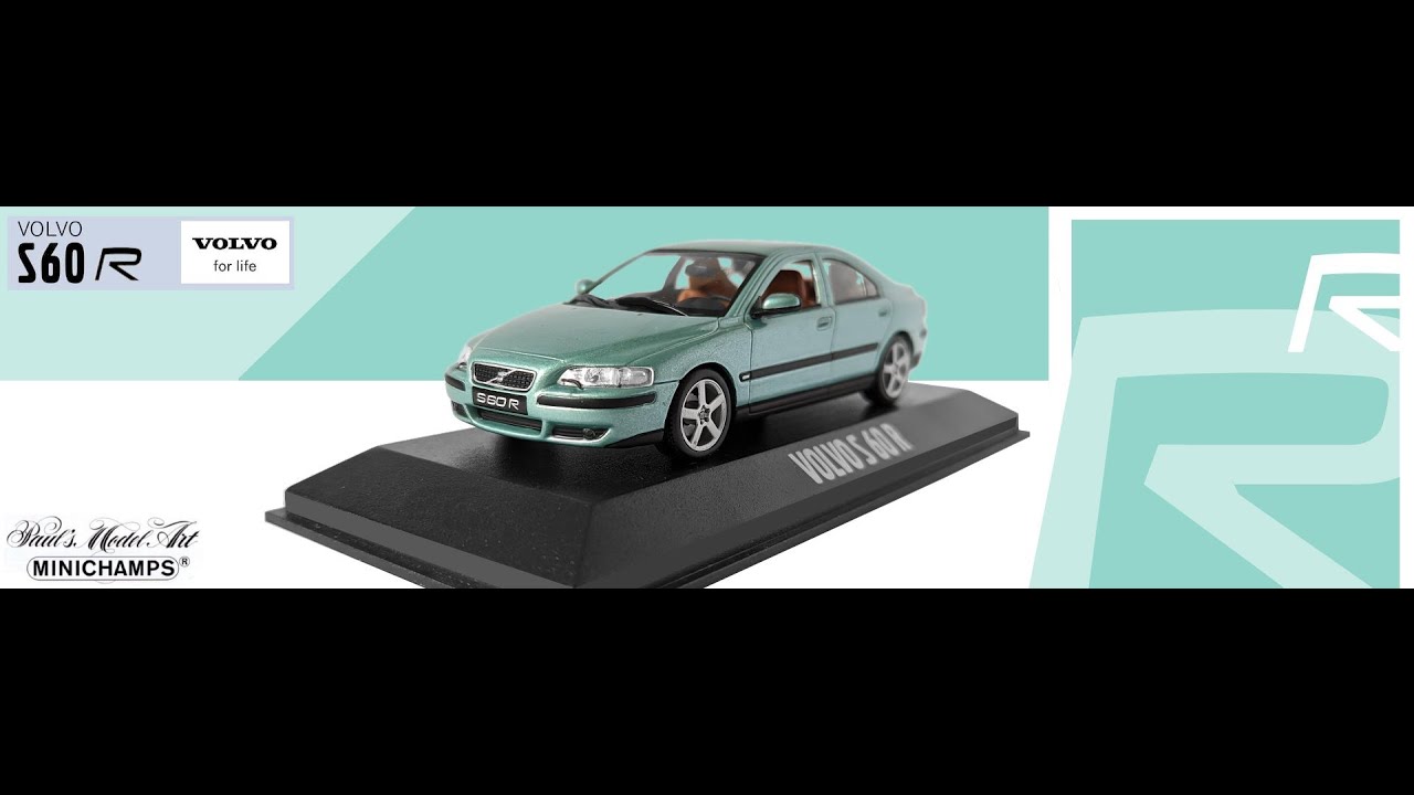 Miniatura Volvo S60 R 2003 Volvo Dealer 1:43 - SG SWEDEN 🇸🇪