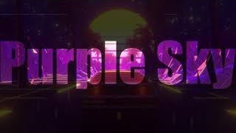 Synthwave - Purple Sky