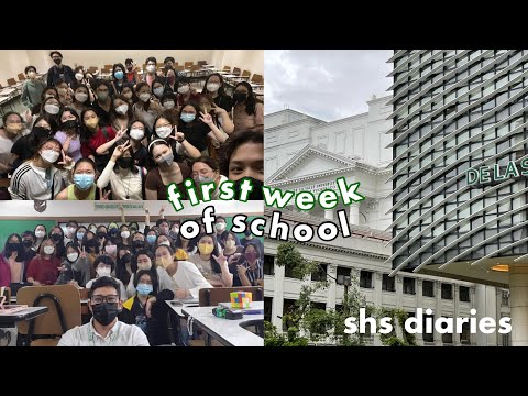 shs diaries 🏹 — first week of school in DLSU, exploring the campus