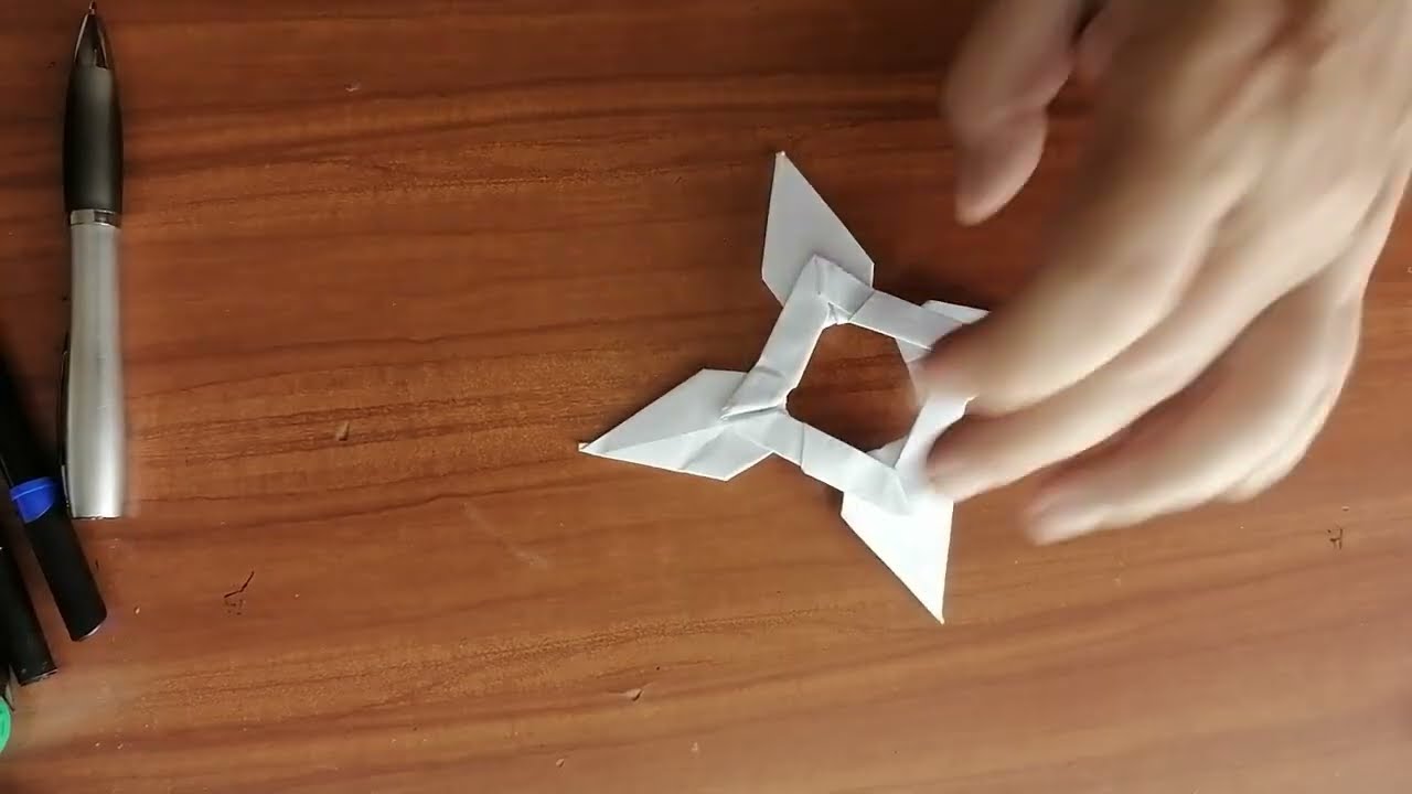 Origami Ninja Star from Four Elements | Easy Step-by-Step Tutorial