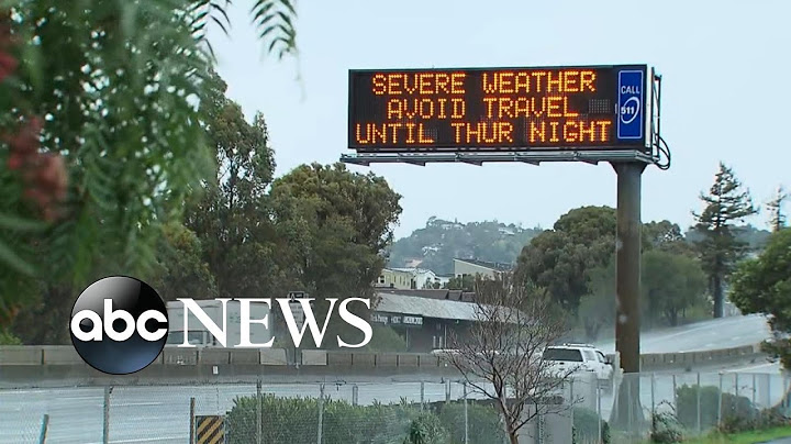 Bomb cyclone hits West Coast l GMA