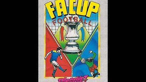 Commodore 64 Tape Loader Virgin Games FA Cup Football 1986