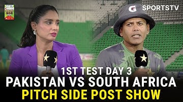 Pitch Side - Post Match Studio Show | PAK vs SA Test Series 2025 | 1st Test Day 3 | PCB | M3U1U