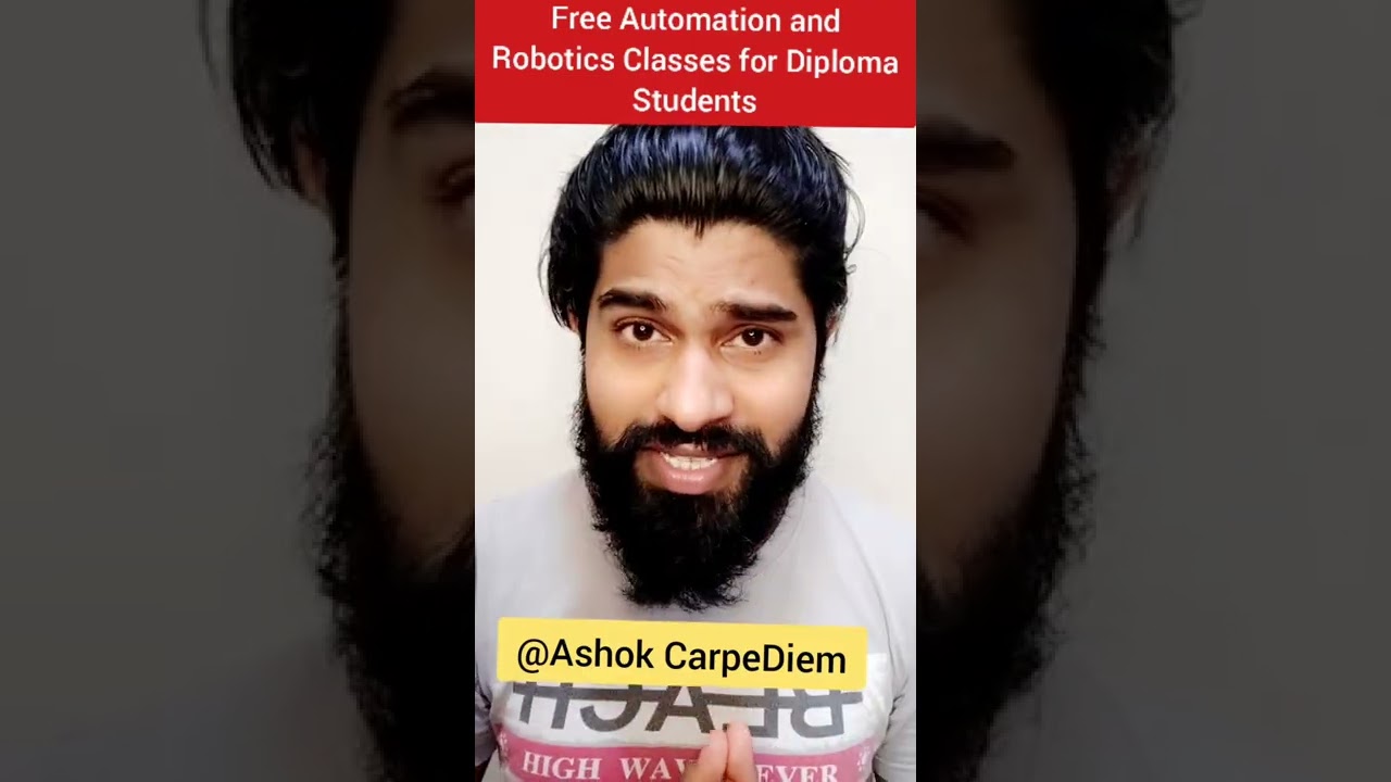 Free Automation & Robotics classes for Diploma Students. #ashokreddy  #shorts #youtubeshorts.