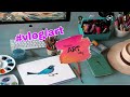 #vlog/art #hiver #inspired #tableau #peinture لقطات من يوم #طريقة_للرسم_بالصباغة