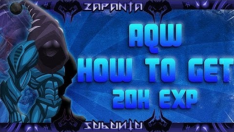AQW Fastest Way To Level Up 2015 (20k Exp Per Quest)