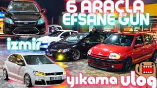 6 MODİFİYELİ ARABAYLA 1 GÜN YIKAMA ONLİNE #izmir #berkcakmak #basıkaraçlar #vlog