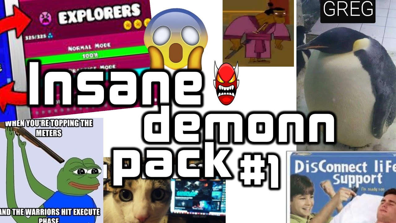 Insane Demon Pack #1 ~ Geometry Dash [4k] - YouTube