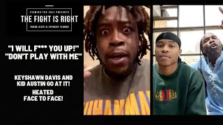 'I WILL F*** YOU UP! KEYSHAWN DAVIS AND FLOYD SCHOFIELD GET HEATED! FACE TO FACE INTERVIEW!