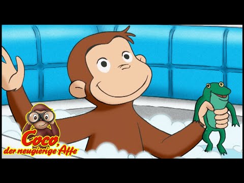 Coco der Neugierige Affe | Badespaß! | Cartoons für Kinder