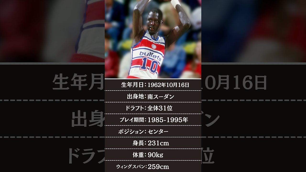 Nba マヌート ボルの成績 Shorts Youtube