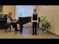Артем Бурлака, концертмейстер - Ольга Мельник. Муз.і сл. Р.Купчинського "Човен хитається серед води"