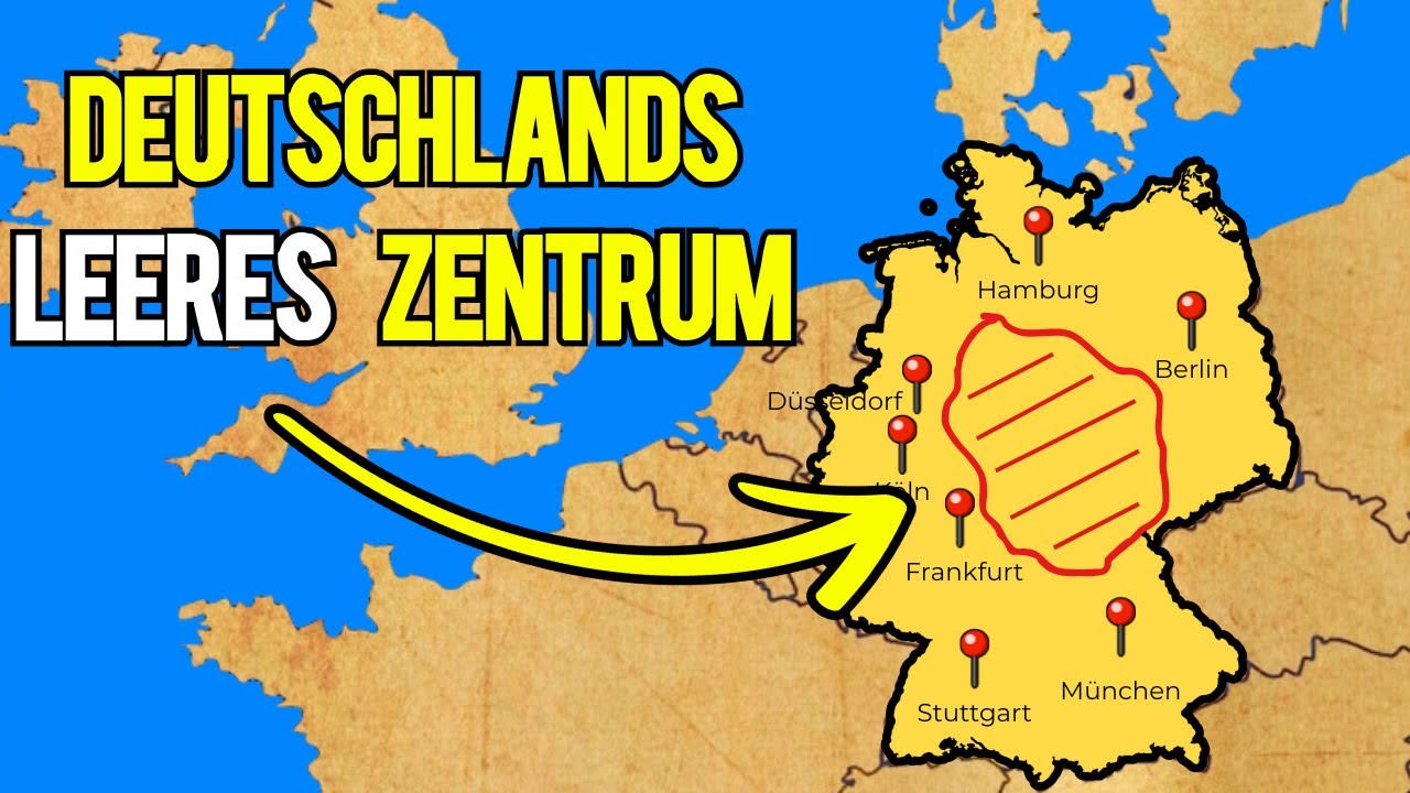 Darum gibt es KEINE GROßSTÄDTE in Mitteldeutschland