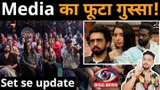 Biggboss19 Media Round Set Se Aayi Badi Update Omg Abhishek Bajaj Ko Bada Support