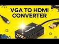 VGA to HDMI Converter | How It Works & Full Connection Guide🔌 | Electronics vibes |