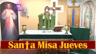 SANTA MISA JUEVES SANTO 28 DE MARZO 2024 PADRE ENRIQUE YANES - TVFAMILIA  Comparte la #Misa 👍