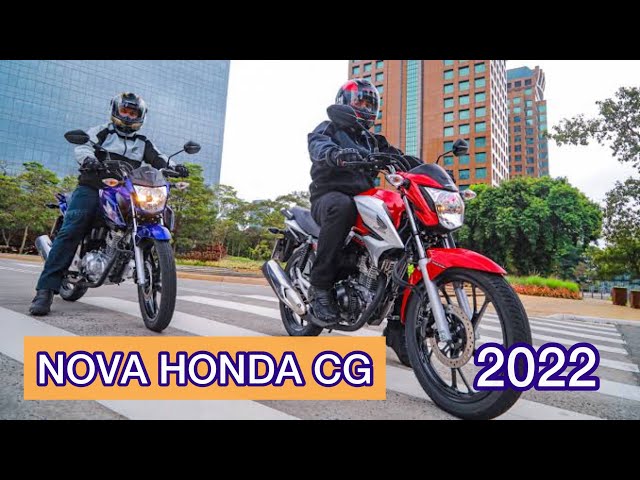 Honda CG: best-seller chega a 2022 em plena forma