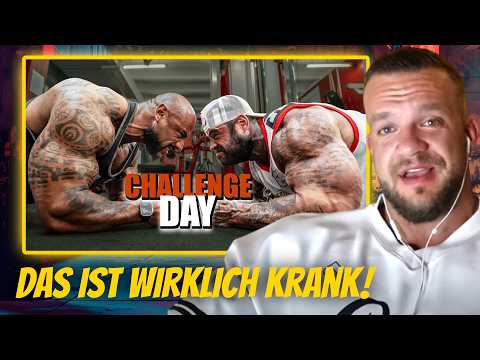 80Kg Kurzhantel Fly's! Ist er noch stärker als Kalle Jabal? William Niewiara Live Reaktion