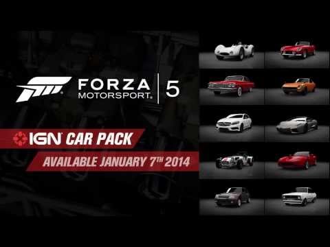 Forza Motorsport 5 : Trailer du IGN Car Pack de Janvier