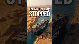 One Ship Blocked $9.6 Billion of Trade Every Day — The Suez Canal Crisis #shorts