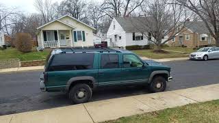 1995 suburban is lifted.