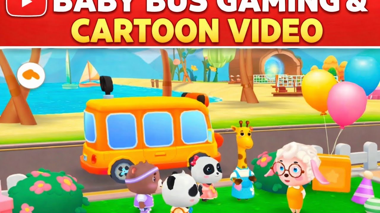 BABY BUS  RHYMES FOR CHILDREN|School bus kids video 