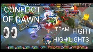 Mlbb Conflict Of Dawn Game Play Team Fight Highlights
